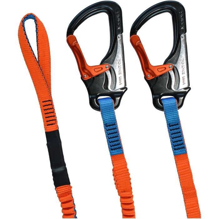 2024 Spinlock 2 Clip & 1 Link Elastische Performance Sicherheitsleine Dwstr3lc